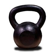   Capetan® | Kettlebell súly (4 kg) (vas harangsúly fekete színben)