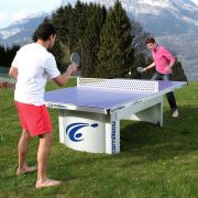 Cornilleau Pro 510 Mat Top | Kültéri pingpong asztal, közösségi asztalitenisz (kék színben)