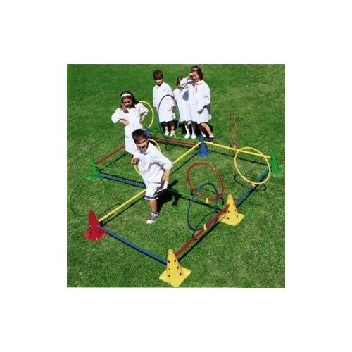 Tactic Sport Multisaltarello pszichomotorikus mozgáspark, 50 cm-es bójákkal