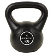   Capetan® | Kettlebell (4 kg) - cement töltető harangsúly műanyag bevonattal