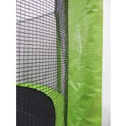 Capetan® - 120Kg - terhelhetőségű 244cm átm. Jelly Lime trambulin hálóval és létrával