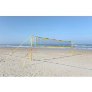   Strandröplabda Beach Champ mobil set 8,5m Pro Beach verseny hálóval 2,5cm pályacsíkkal, antennával és tartóval