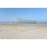   Strandröplabda Beach Champ mobil set 8,5m Pro Beach verseny hálóval 2,5cm pályacsíkkal, antennával és tartóval