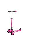 Nextreme Princess összecsukható 3 kerekű lányka fuchsia színű fékezhető alu roller ,120 mm pvc első dupla kerék, abec 7 csapágyazás