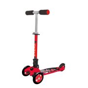   Nextreme GRAND PRIX összecsukható 3 kerekű roller kisfiúknak,  piros színű fékezhető alu roller ,120 mm pvc első dupla kerék, abec 7 csapágyazás