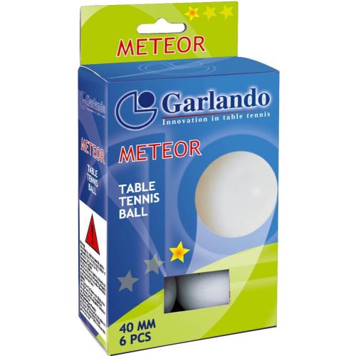 Garlando Meteor * pingpong labda 6db (szabadidős felhasználásra ajánlott ping-pong labda)