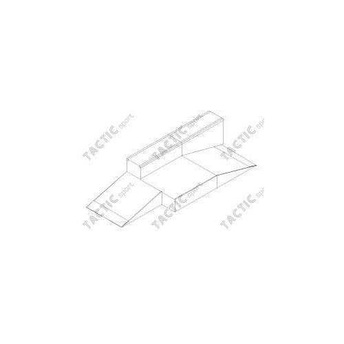 Fun box with curb 300x175x40/80 cm