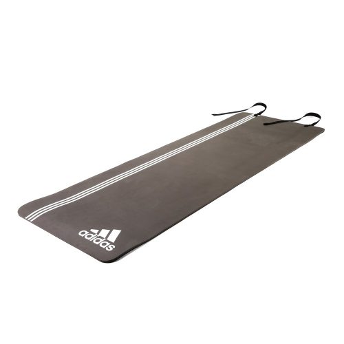 Adidas Elite 173x61x0,8cm professzionális tornaszőnyeg fém akasztólukakkal Fehér logoval