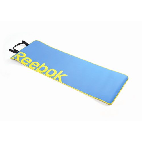 Reebok 173 x 61 x 0,6cm premium tornaszőnyeg hordfüllel Cián színben