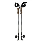   Acito | Nordic Walking alumínium teleszkópos bot (350 gr. 65 cm-re összecsukható, velcro csukló pánttal, antischock kivitel, max 153 cm)