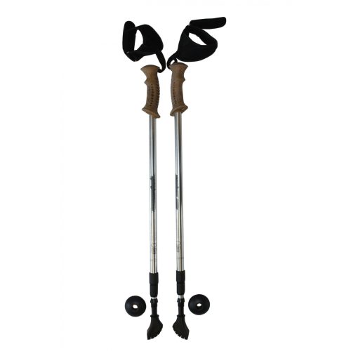 Acito | Nordic Walking alumínium teleszkópos bot (350 gr. 65 cm-re összecsukható, velcro csukló pánttal, antischock kivitel, max 153 cm)