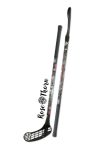 Floorball ütő grippes piros Acito Vintage 95/106cm , balra ívelő fejjel