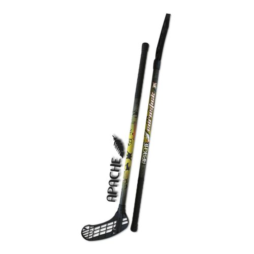 Acito Apache sárga grippes floorball ütő 95/106cm, jobbra ívelő fejjel