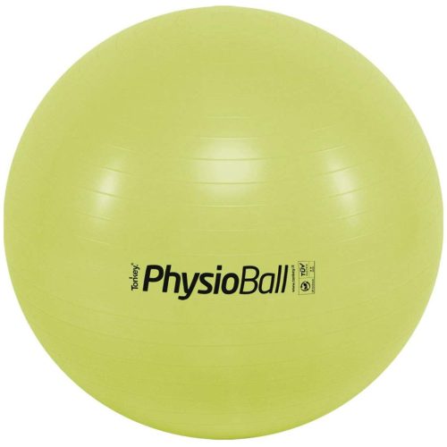 Fitball olasz gimnasztika labda maxafe, 65 cm - banánzöld, ABS biztonsági anyagból, 120 kg felhasználói testsúlyig