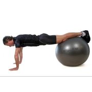 Fitball olasz gimnasztika labda maxafe, 75 cm - antracitszürke, ABS biztonsági anyagból, 120 kg felhasználói testsúlyig