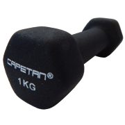   Capetan® Professional Line | Kézisúlyzó pár (2x1kg neoprene bevonatú egykezes acél súlyzó pár)