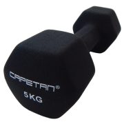   Capetan® Professional Line | Kézisúlyzó pár (2x5kg neoprene bevonatú egykezes acél súlyzó pár)