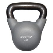   Capetan® Professional Line | Kettlebell (4kg, neoprene bevonatú, egyenes fogantyúval ellátott harangsúly)