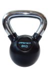 Capetan® Professional Line | Kettlebell (8kg, krómozott nyelű, gumival bevont acél harangsúly)