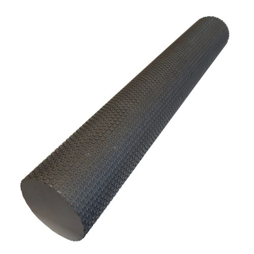 TacticSport | SMR henger, masszázshenger (EVA hab anyagú extra masszázspontos felületű physio henger 15cm átm 90cm hosszú - szürke színben