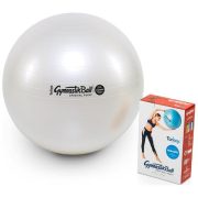   Fitball olasz gimnasztikai labda MAXAFE, 65 CM - GYÖNGYHÁZFEHÉR ABS biztonsági anyag, 120 kg felhasználói testsúlyig